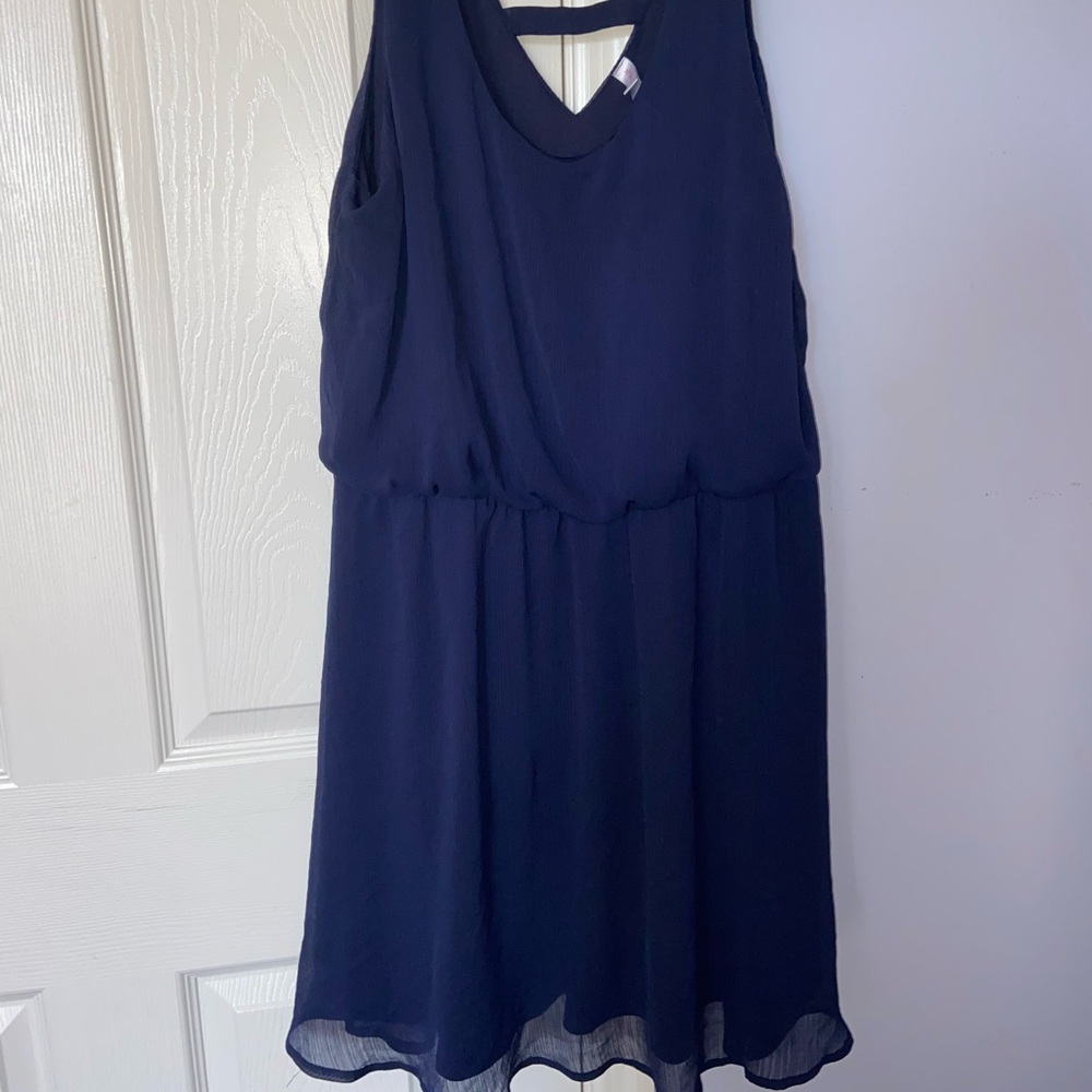 Mini blue dress